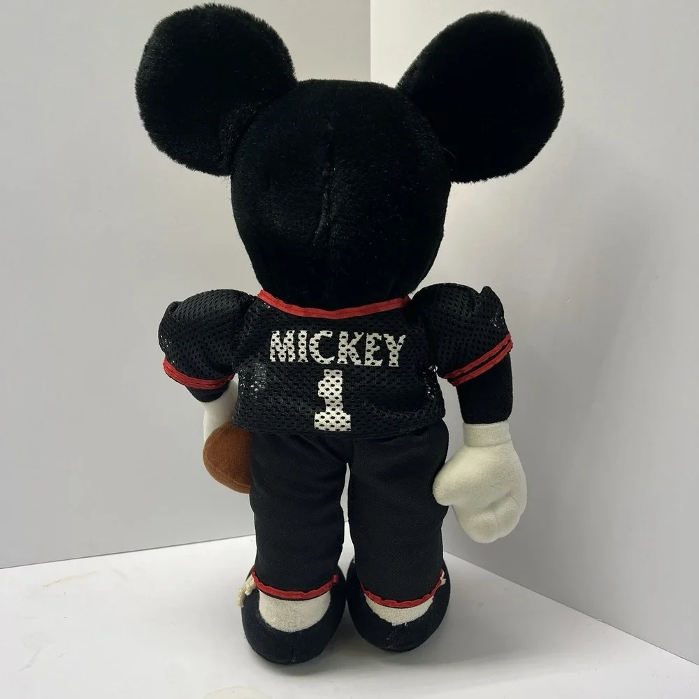 Walt Disney Mickey Mouse Plush Vintage Football Player #1 Uniform 14